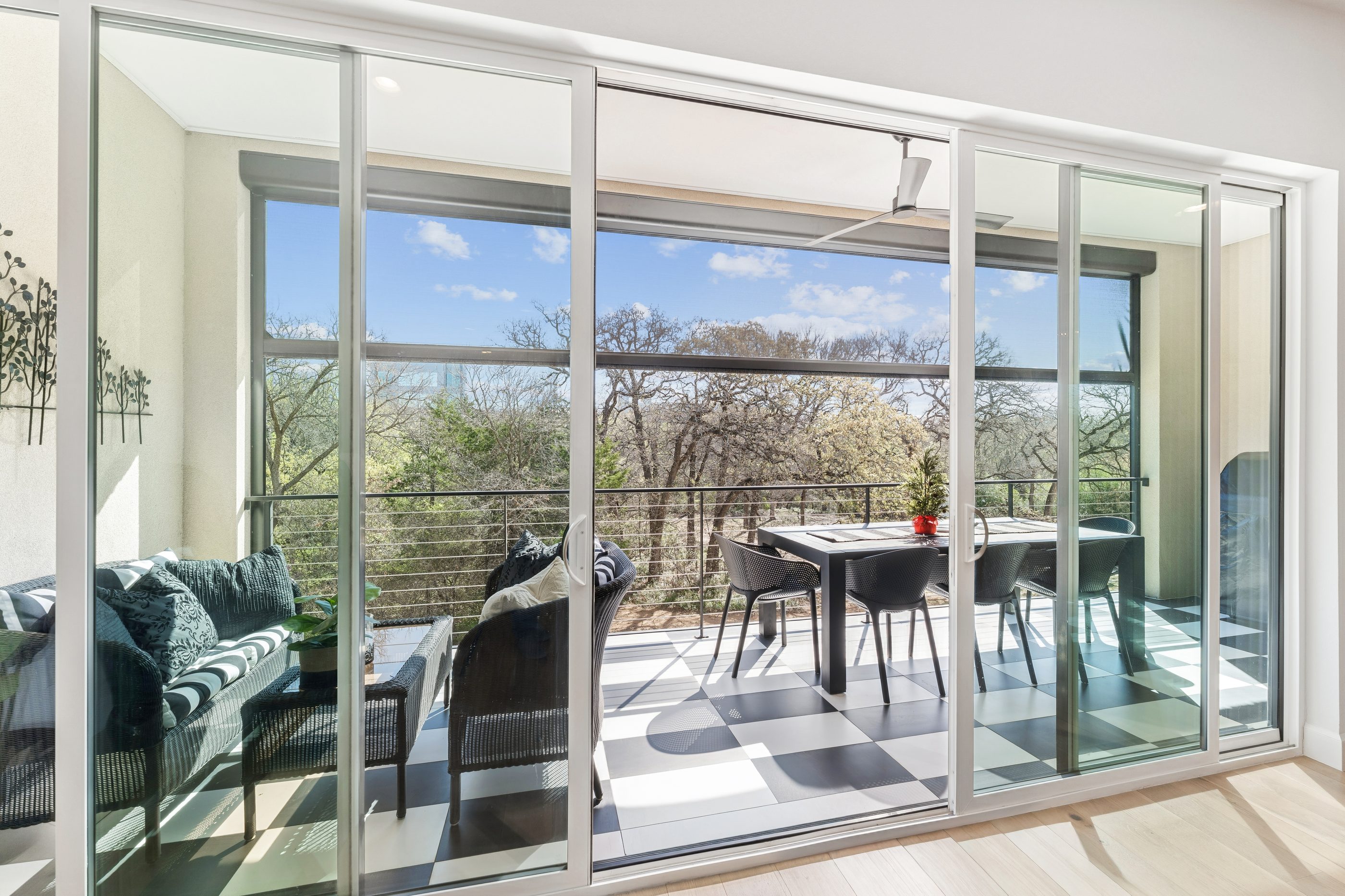 Terrace — View Through Glass